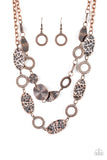 Trippin On Texture - Copper Necklace – Paparazzi Accessories