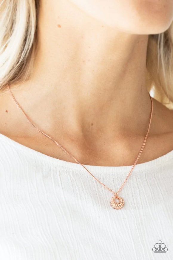 One Small Step For GLAM - Copper Necklace – Paparazzi Accessories