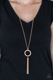Straight To The Top - Gold Necklace – Paparazzi Accessories