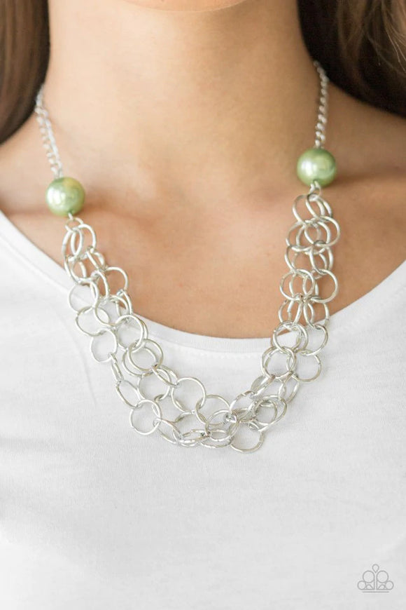 Daring Diva - Green Necklace – Paparazzi Accessories