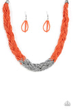 Brazilian Brilliance - Orange Necklace – Paparazzi Accessories