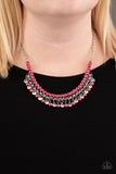 A Touch of CLASSY - Pink Necklace – Paparazzi Accessories