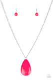 So Pop-YOU-lar - Pink Necklace – Paparazzi Accessories