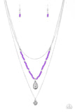 Mild Wild - Purple Necklace - Paparazzi Accessories