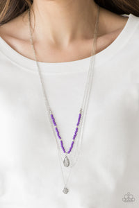Mild Wild - Purple Necklace - Paparazzi Accessories