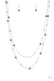 Beach Party Pageant - Purple Necklace – Paparazzi Accessories