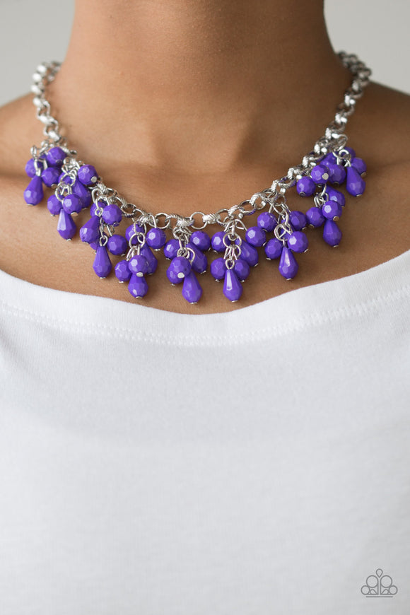 Modern Macarena - Purple Necklace – Paparazzi Accessories
