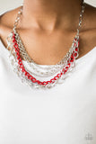Color Bomb - Red Necklace – Paparazzi Accessories