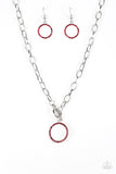 All In Favor - Red Necklace – Paparazzi Accessories
