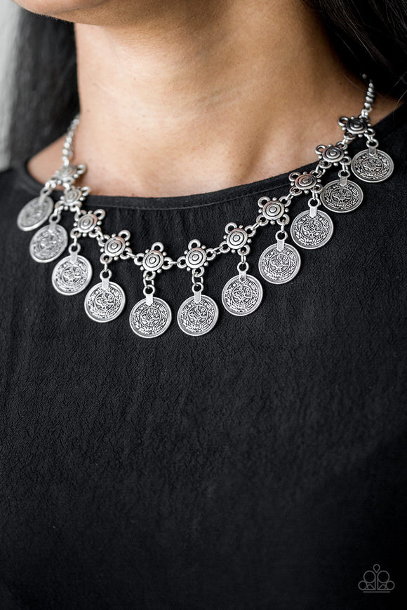 Walk The Plank - Silver Necklace – Paparazzi Accessories