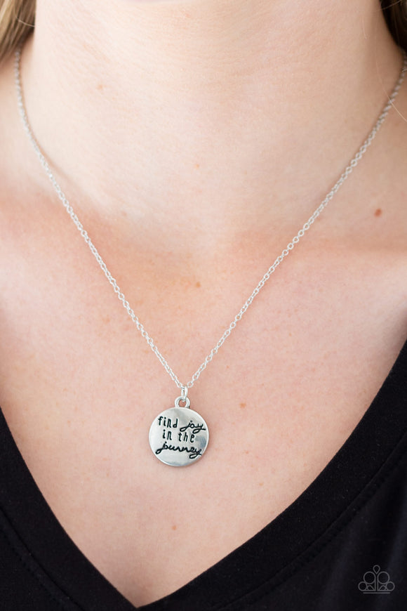 Find Joy - Silver Necklace – Paparazzi Accessories