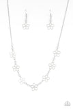 Always Abloom - Silver Necklace – Paparazzi Accessories