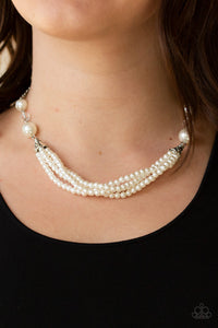 One-WOMAN Show - White Necklace – Paparazzi Accessories