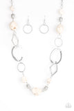 Thats TERRA-ific! - White Necklace – Paparazzi Accessories