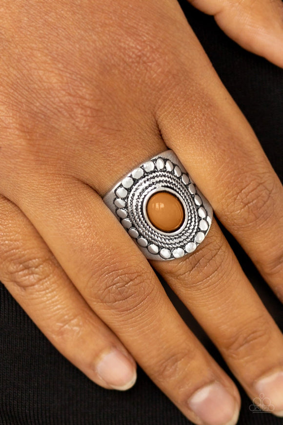 Zen To One - Brown Ring – Paparazzi Accessories