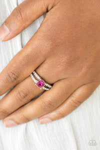 Dream Sparkle - Pink Ring – Paparazzi Accessories