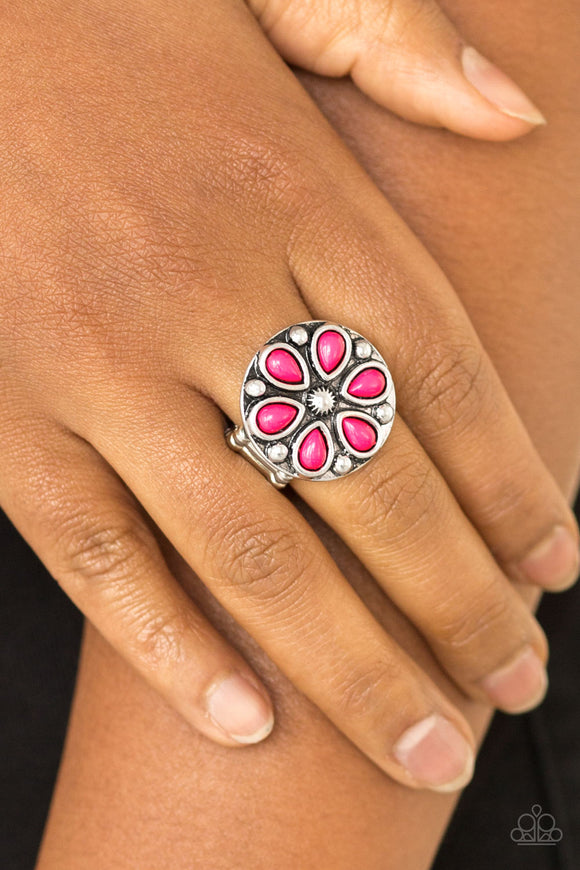 Color Me Calla Lily - Pink Ring – Paparazzi Accessories