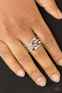 Sparkle Showdown - Purple Ring – Paparazzi Accessories