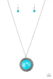 Run Out Of RODEO - Blue Necklace – Paparazzi Accessories