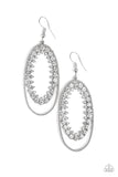 Marry Into Money - White Earrings – Paparazzi Accessories