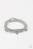 GRANDIOSE Slam - Silver Bracelet - Paparazzi Accessories