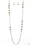 Uptown Talker - Green Necklace – Paparazzi Accessories