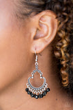 Babe Alert - Black Earrings – Paparazzi Accessories