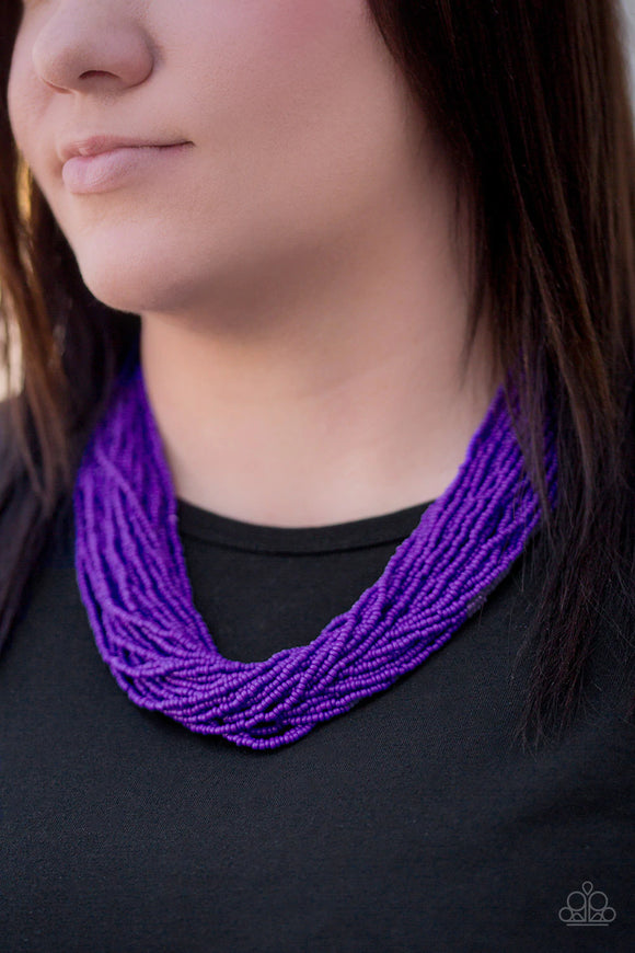 The Show Must CONGO On! - Purple Necklace – Paparazzi Accessories