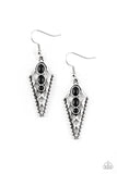 Terra Territory - Black Earrings – Paparazzi Accessories