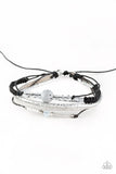 Take A SPACEWALK - Black Bracelet – Paparazzi Accessories