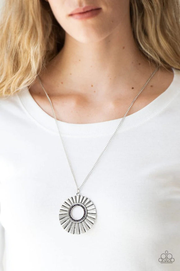 Chicly Centered - Purple Necklace – Paparazzi Accessories