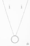 Center Of Attention - White  Necklace – Paparazzi Accessories