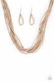 Wide Open Spaces - Brown Necklace – Paparazzi Accessories