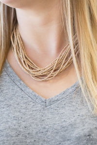 Wide Open Spaces - Brown Necklace – Paparazzi Accessories