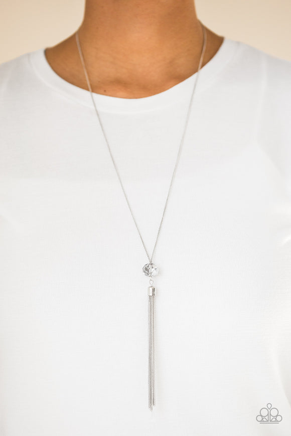 Socialite of the Season - Silver Necklace – Paparazzi Accessories