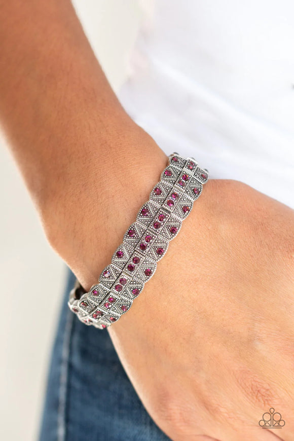 Modern Magnificence - Purple Bracelet – Paparazzi Accessories