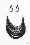 Catwalk Queen - Black Necklace – Paparazzi Accessories