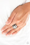 Top Dollar Bling - Black Ring – Paparazzi Accessories