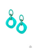 Torrid Tropicana - Blue Earrings – Paparazzi Accessories
