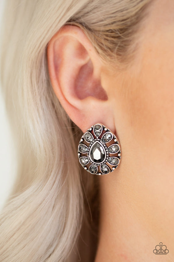 Treasure Retreat - Silver  Earrings – Paparazzi Accessories