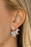 Deco Dynamite - White Earrings – Paparazzi Accessories