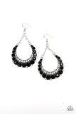 Once In A SHOWTIME - Black Earrings – Paparazzi Accessories