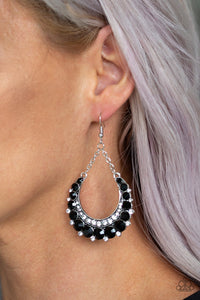 Once In A SHOWTIME - Black Earrings – Paparazzi Accessories