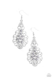 Sprinkle On The Sparkle - Silver Earrings – Paparazzi Accessories
