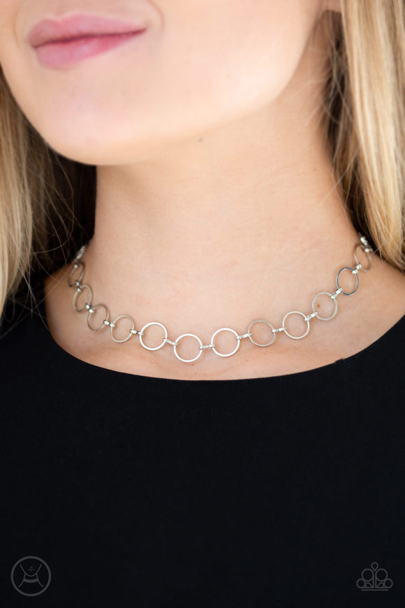 Metro Spunk - Silver Necklace – Paparazzi Accessories
