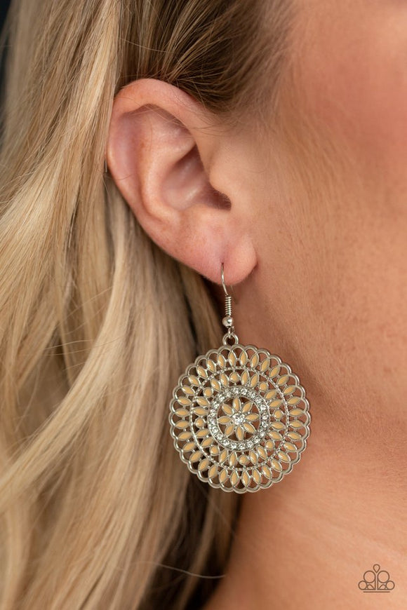 PINWHEEL and Deal - Brown Earrings – Paparazzi Accessories