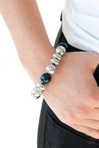 Upper Manhattan - Blue Bracelet – Paparazzi Accessories