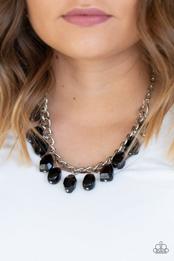 Take The COLOR Wheel! - Black Necklace – Paparazzi Accessories