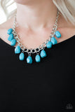 Take The COLOR Wheel! - Blue Necklace – Paparazzi Accessories