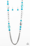 Marina Majesty - Blue Necklace – Paparazzi Accessories